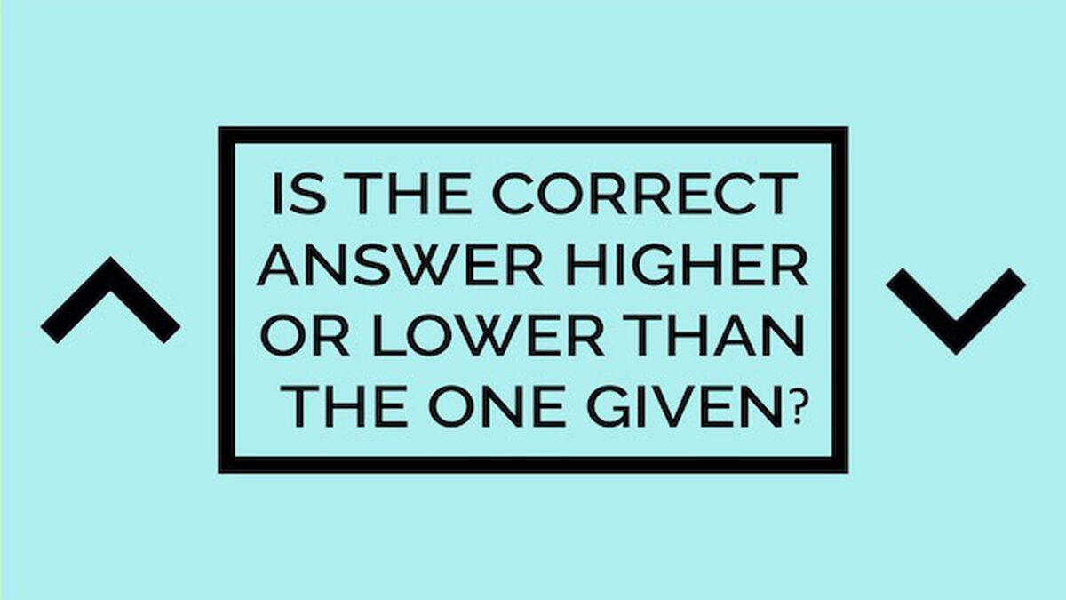 Higher or Lower Stupid Human Tricks image number null